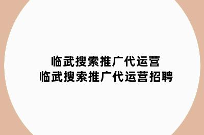 临武搜索推广代运营 临武搜索推广代运营招聘